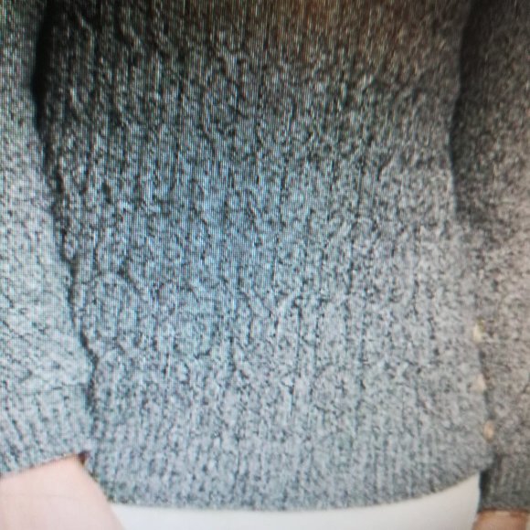 Cable cowlnenk sweater-Marble - Picture 3 of 4